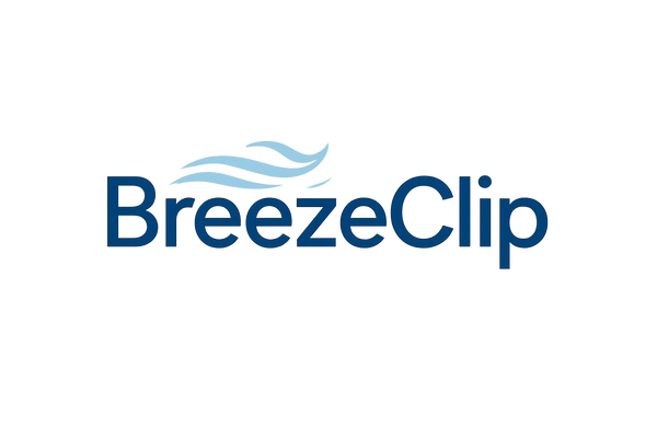 Logo with the word BreezeClip